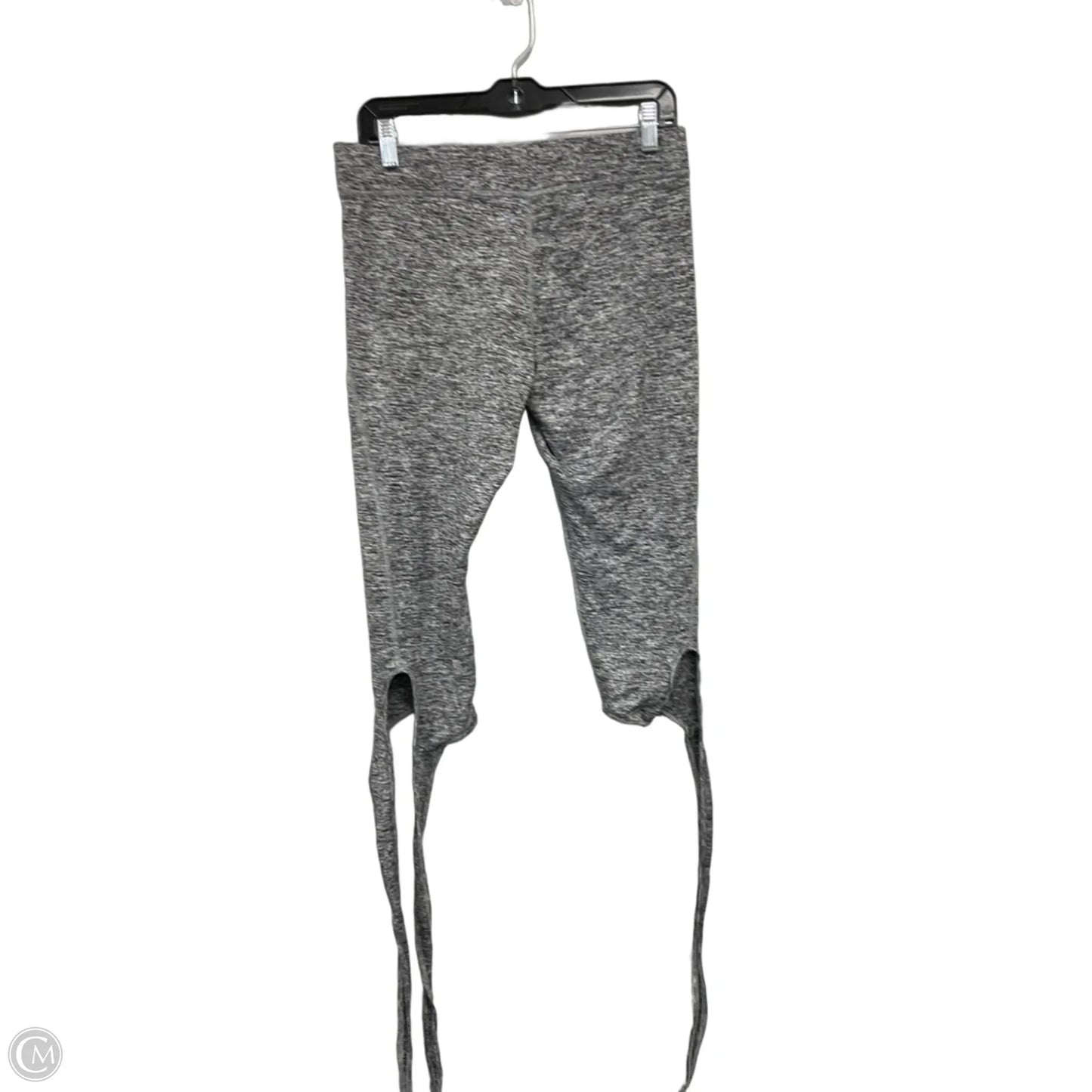 Athletic Leggings Capris By Mossimo In Grey, Size: L