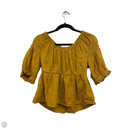 Top Short Sleeve By Old Navy In Brown, Size: Xs