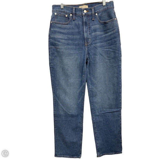 Jeans Wide Leg By Madewell In Blue Denim, Size: 8