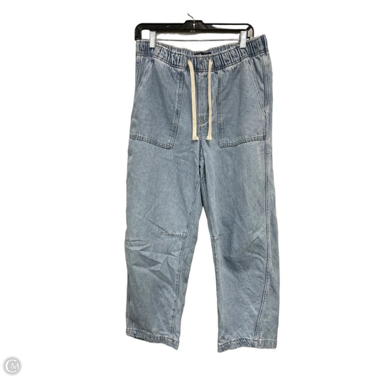 Jeans Wide Leg By Gap In Blue Denim, Size: M