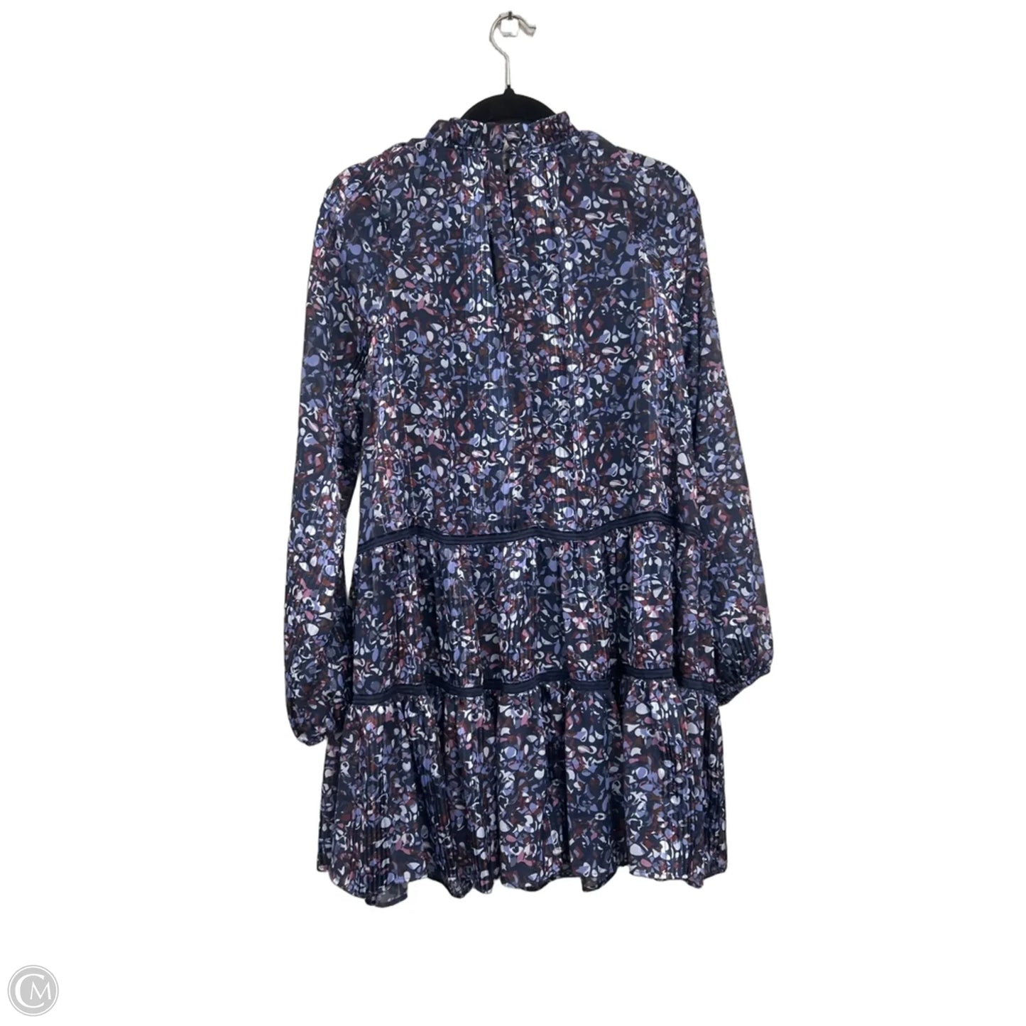Dress Casual Short By Melrose And Market In Blue & Pink, Size: S