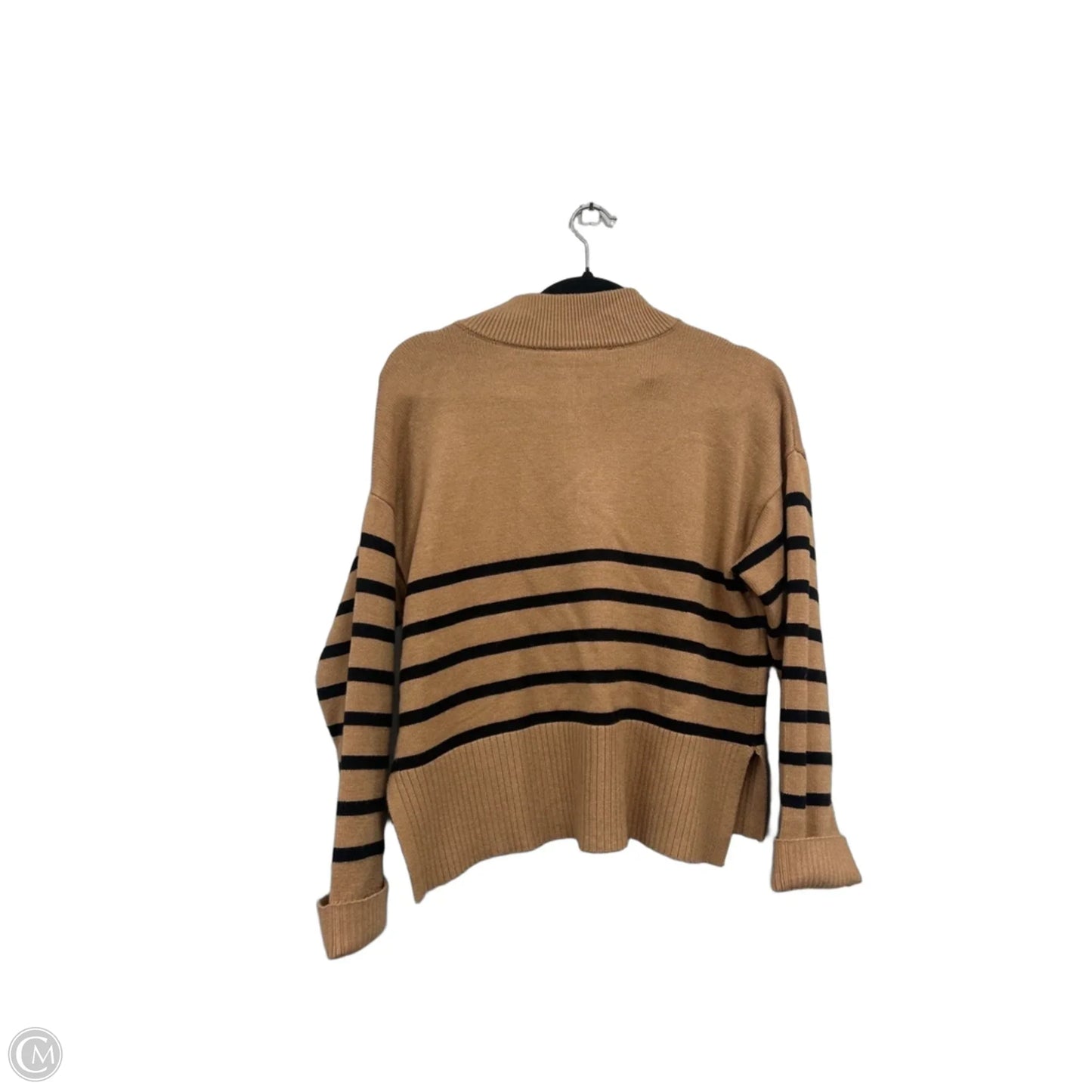 Sweatshirt Crewneck By Dkny In Black & Brown, Size: M