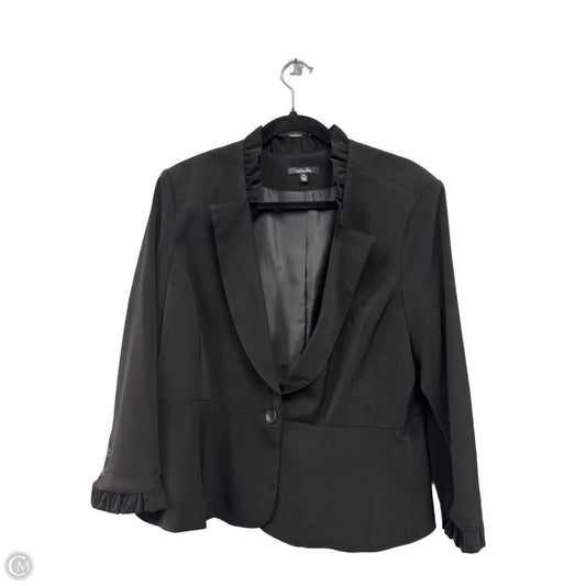 Blazer By Rafaella In Black, Size: 16
