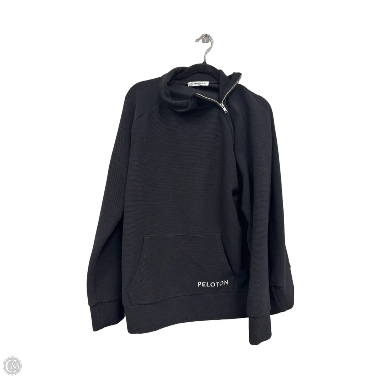 Athletic Sweatshirt Collar By Peloton In Black, Size: Xl