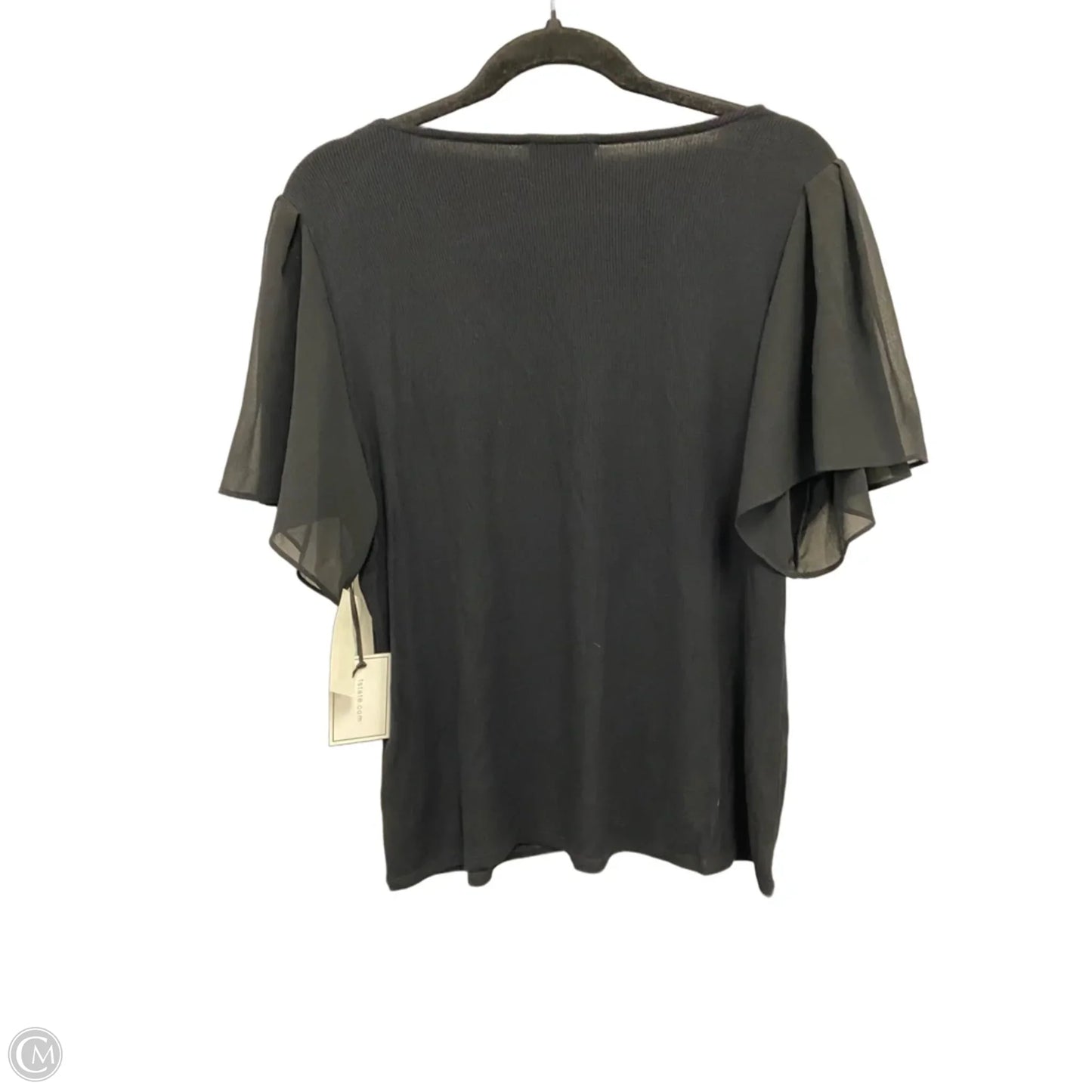 Top Short Sleeve By 1.state In Black, Size: Xl