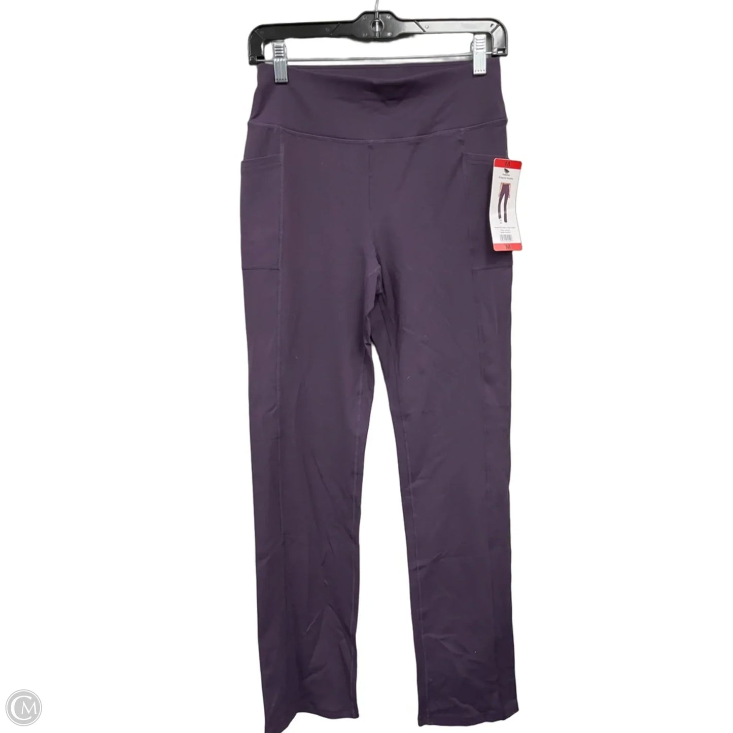 Athletic Leggings By Skechers In Purple, Size: M