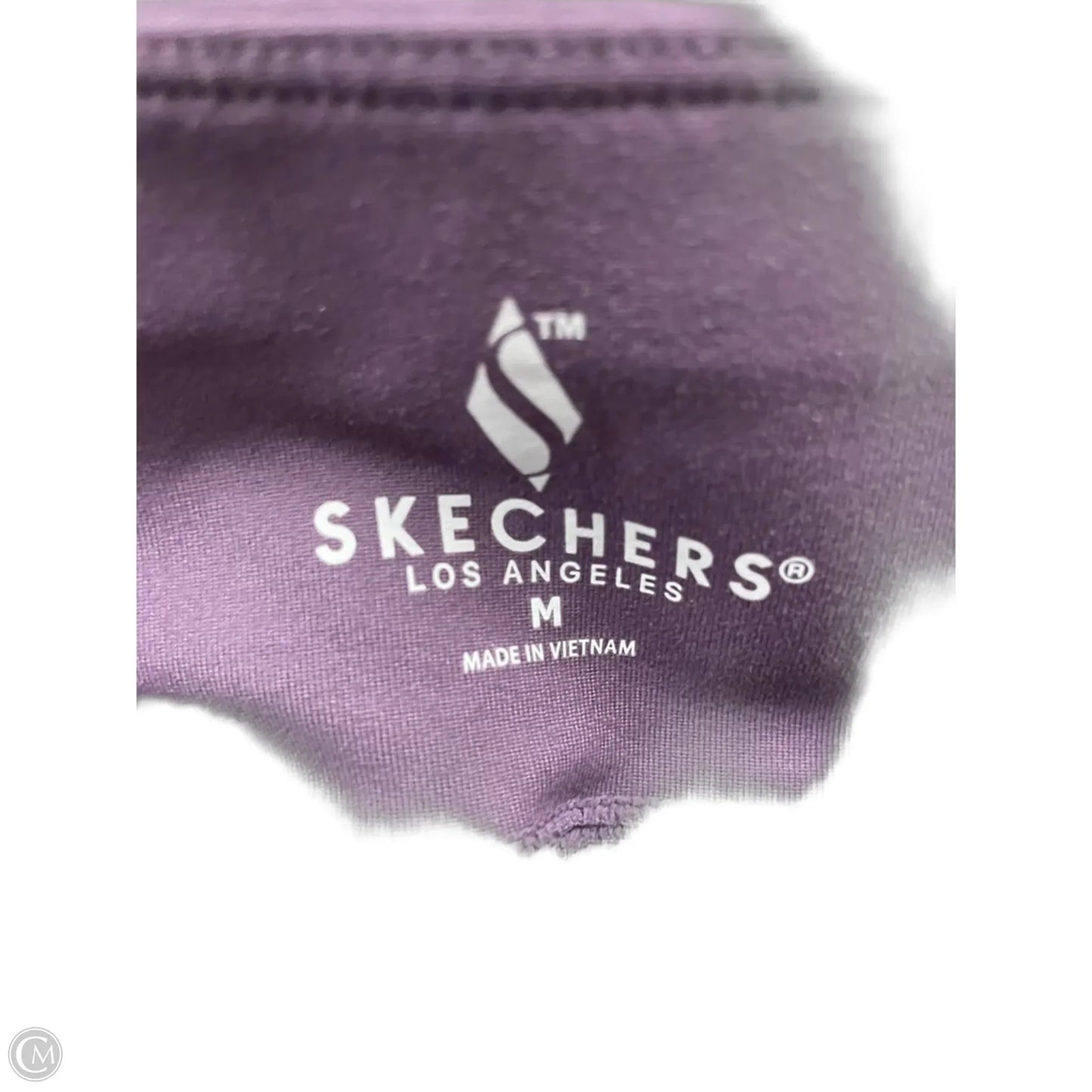 Athletic Leggings By Skechers In Purple, Size: M