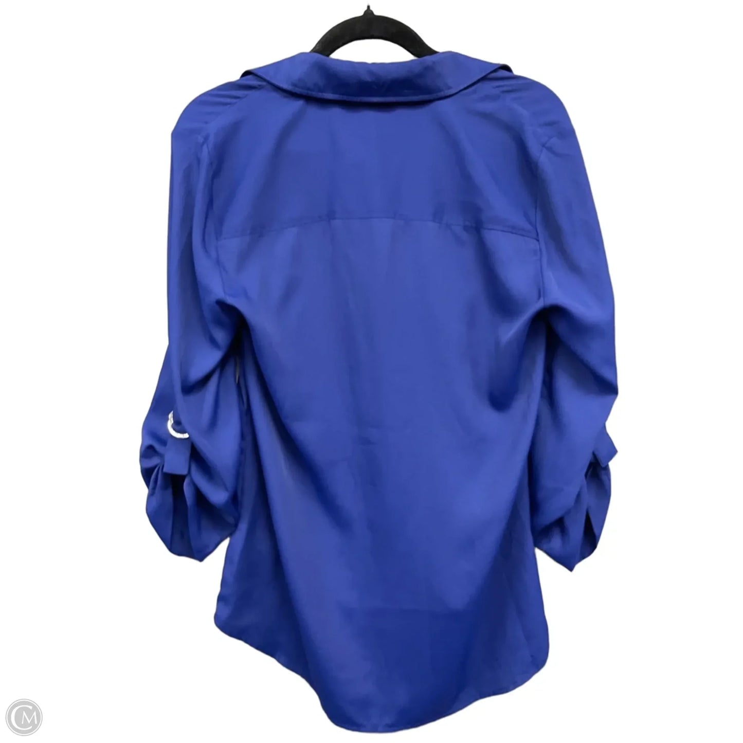Top 3/4 Sleeve By Michael By Michael Kors In Blue, Size: M