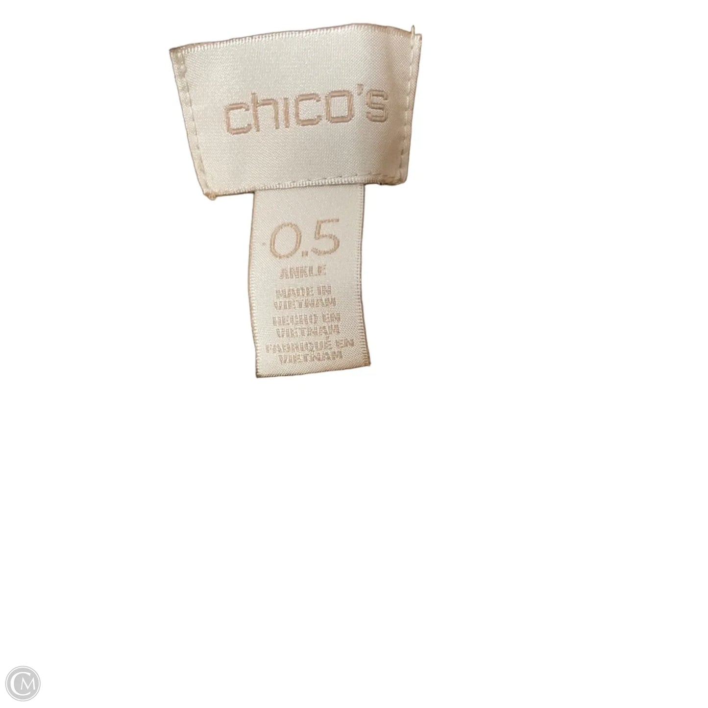Pants Linen By Chicos In Gold, Size: S