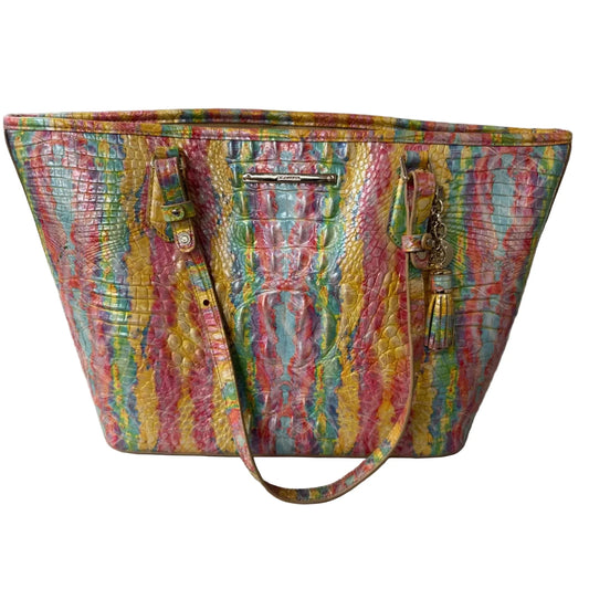 Tote Designer By Brahmin, Size: Medium