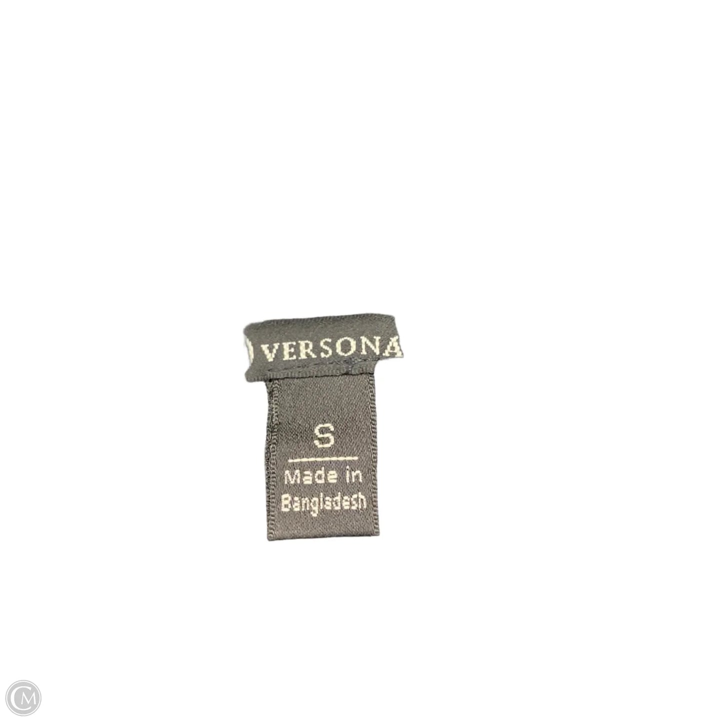 Top Short Sleeve By Versona In Black, Size: S