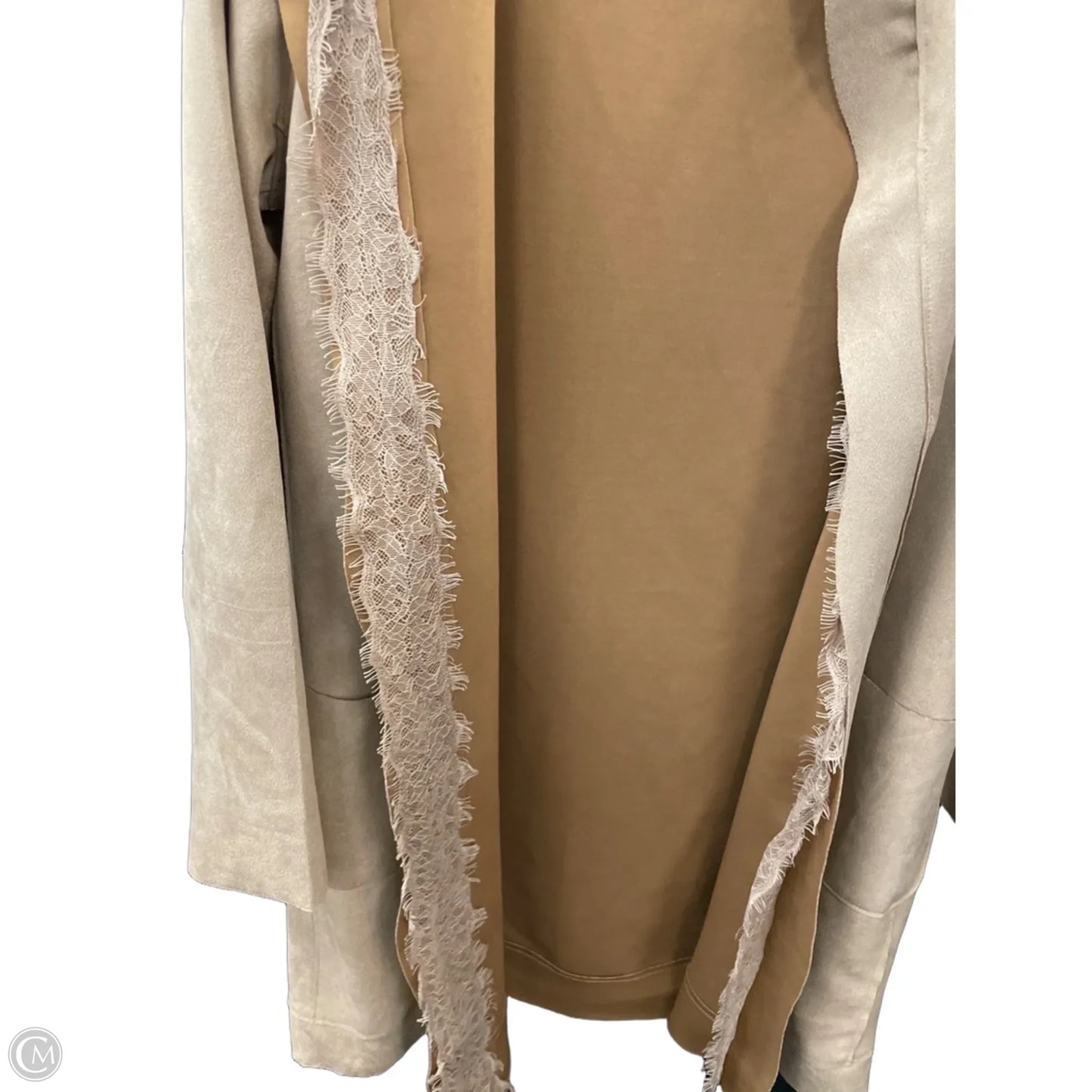 Jacket Other By Carmen By Carmen Marc Valvo In Tan, Size: M