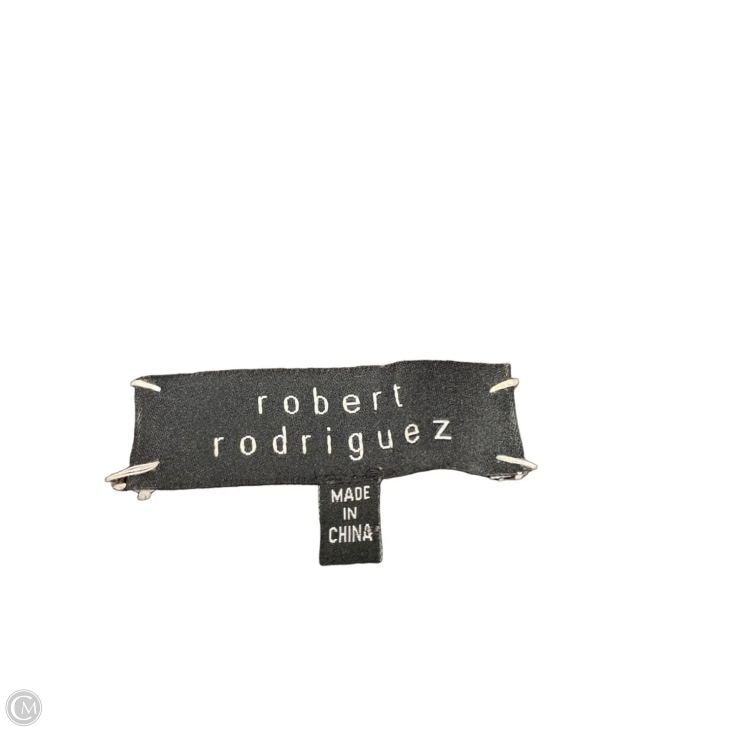 Top Short Sleeve By Robert Rodriguez In Brown & Orange, Size: M