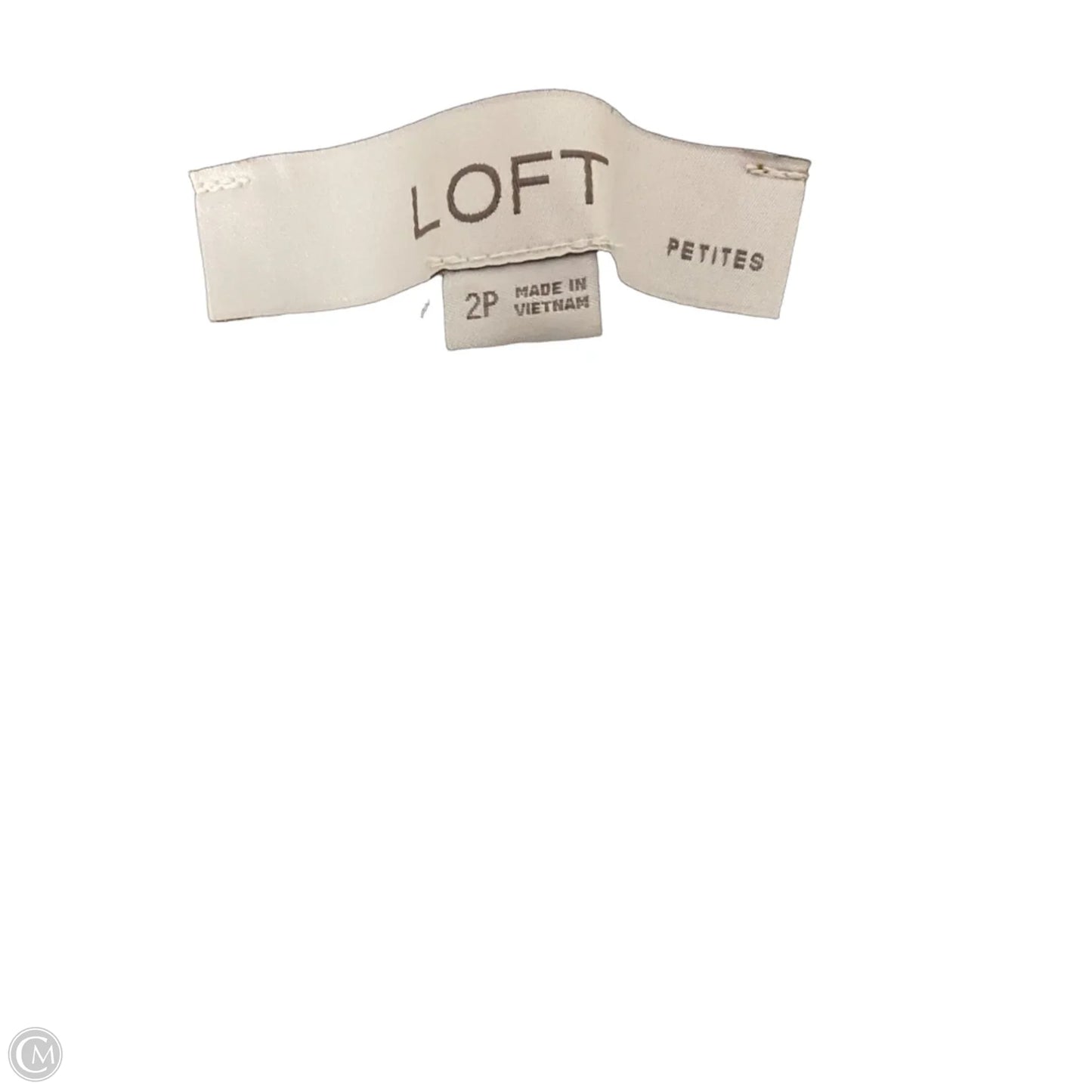 Dress Casual Short By Loft In Black & Tan, Size: 2p