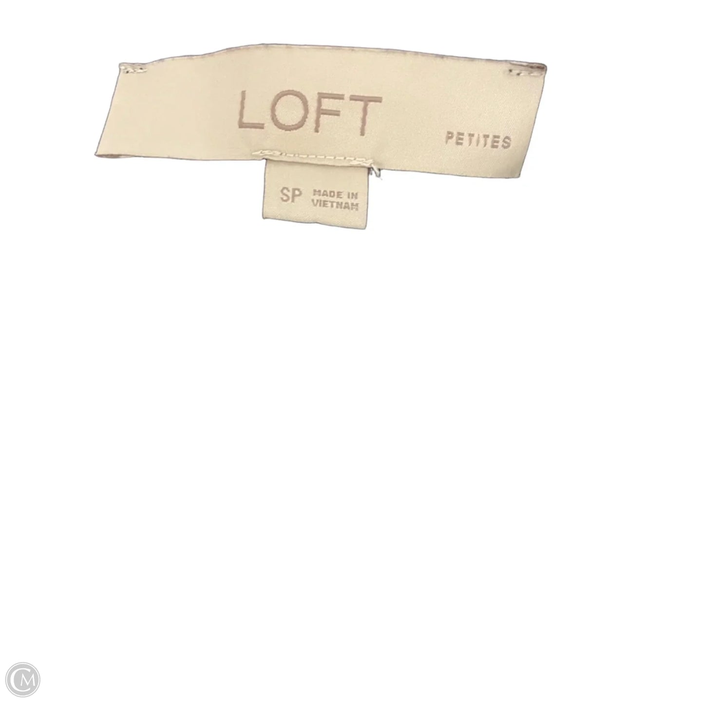 Top Short Sleeve By Loft In Black, Size: Sp