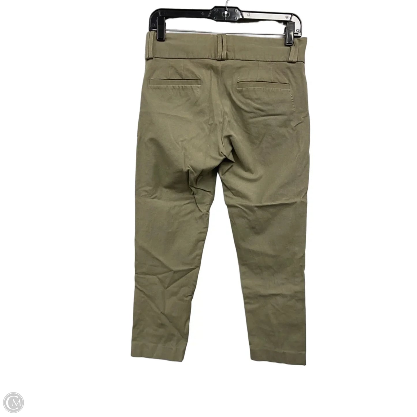 Pants Cropped By Banana Republic In Green, Size: 4