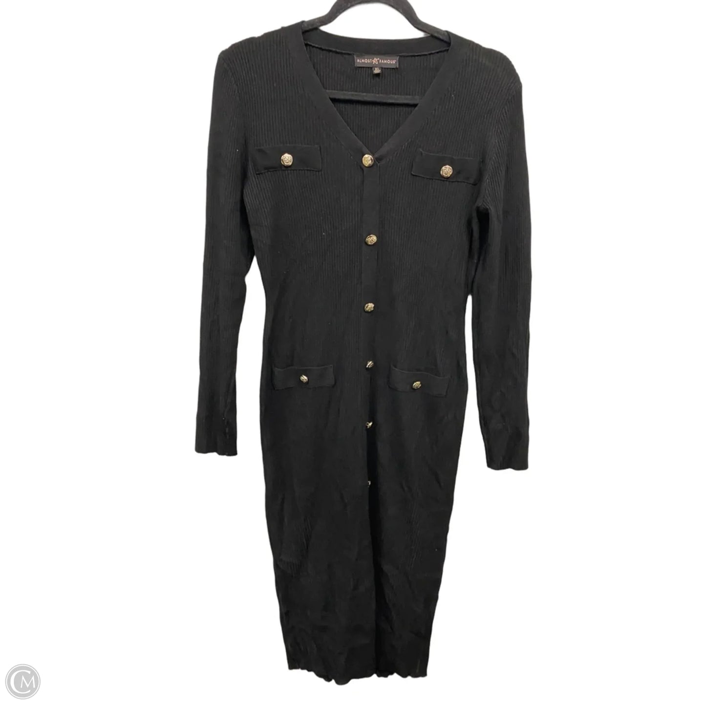 Dress Casual Short By Almost Famous In Black, Size: Xl