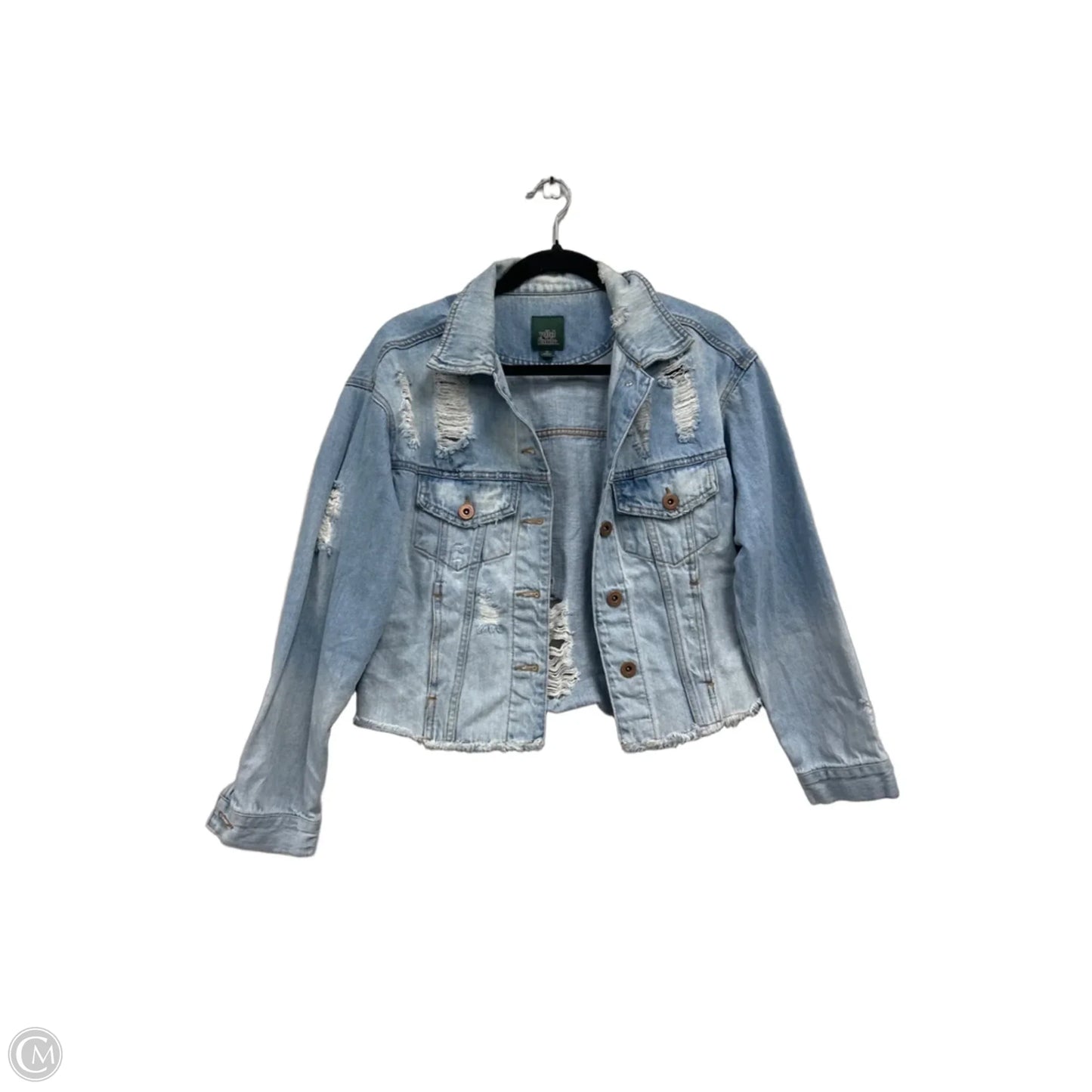 Jacket Denim By Wild Fable In Blue Denim, Size: Xs
