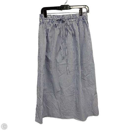 Skirt Designer By Tuckernuck In Blue & White, Size: L