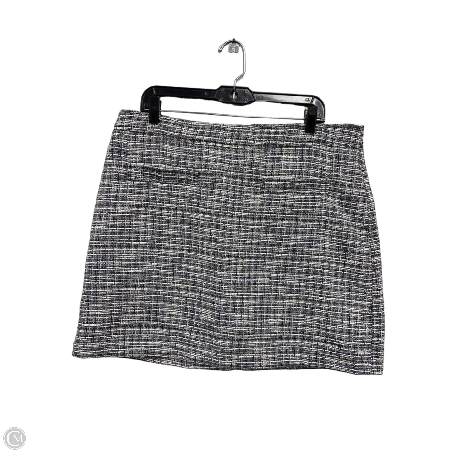Skirt Mini & Short By Loft In Blue & White, Size: 14
