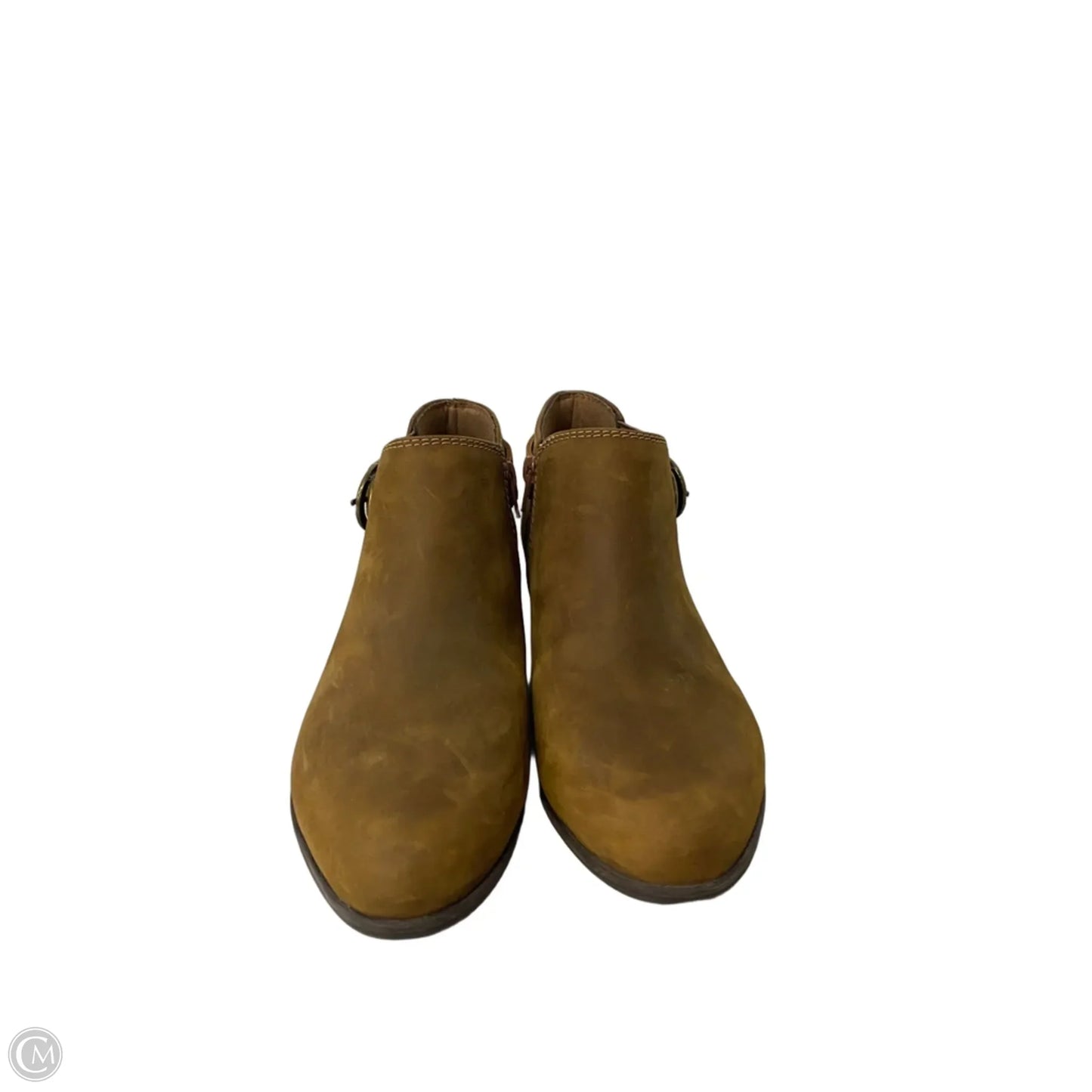 Shoes Heels Block By Clarks In Tan, Size: 10