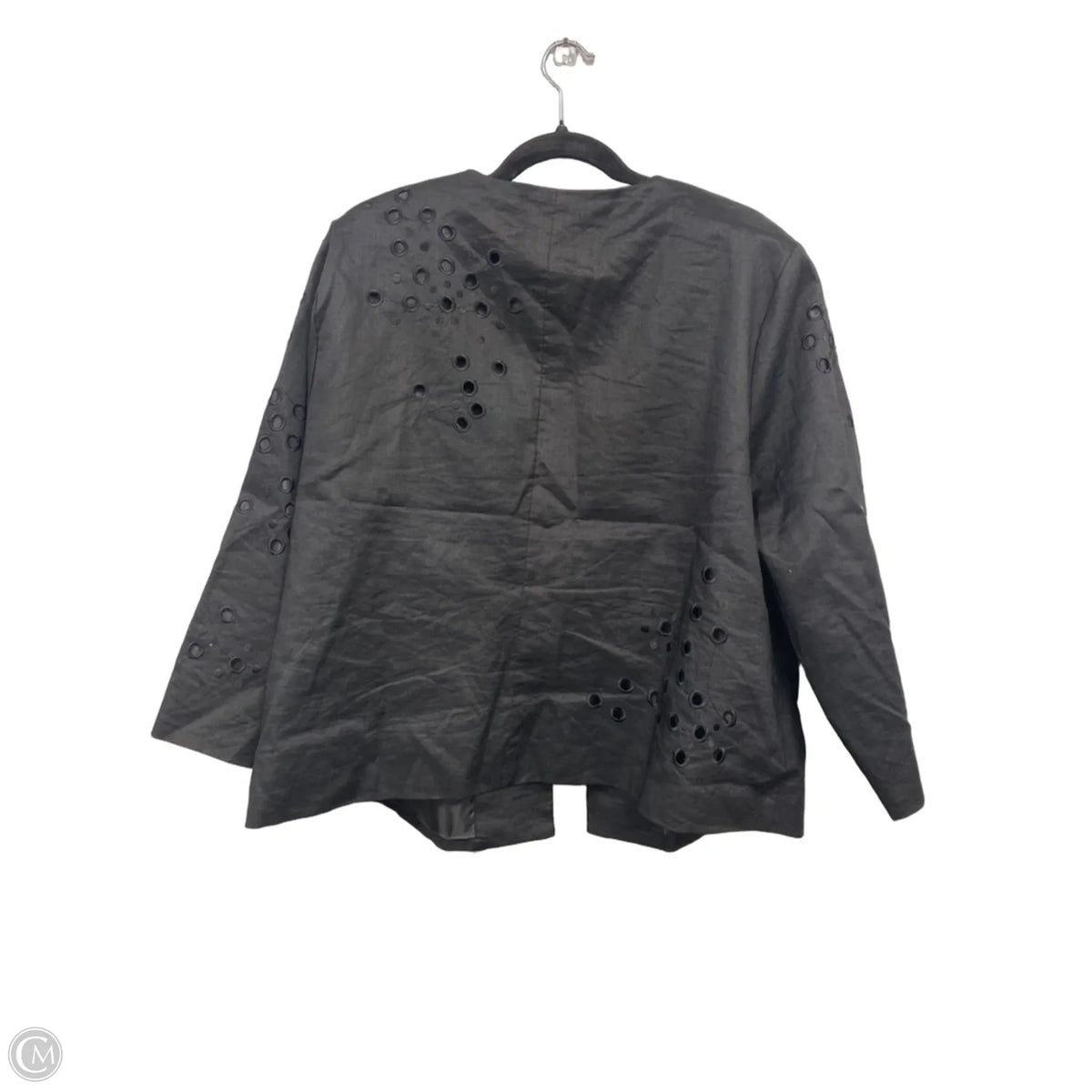 Blazer By Clothes Mentor In Black, Size: 2x