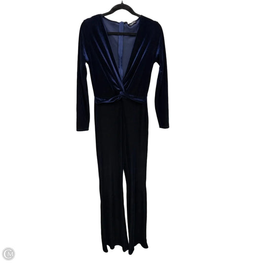 Romper By Fashion Nova In Navy, Size: L