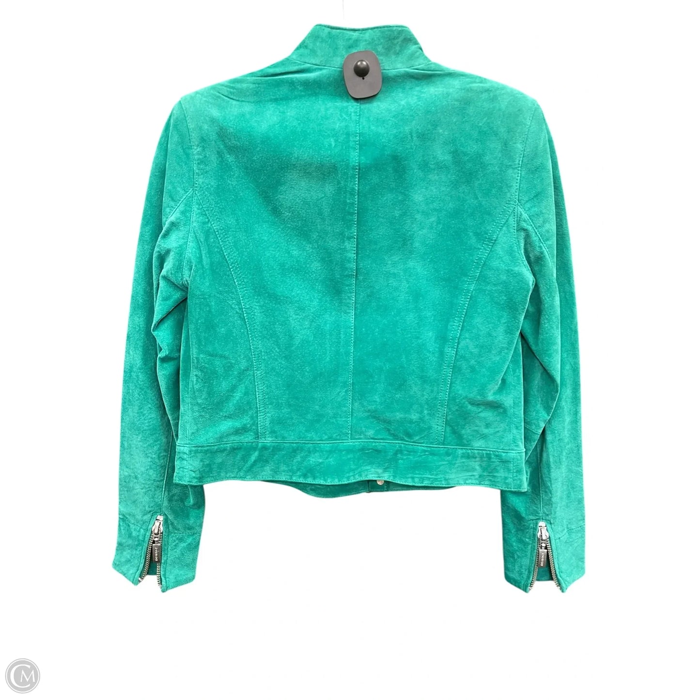 Jacket Leather By Ideology In Green, Size: Xs