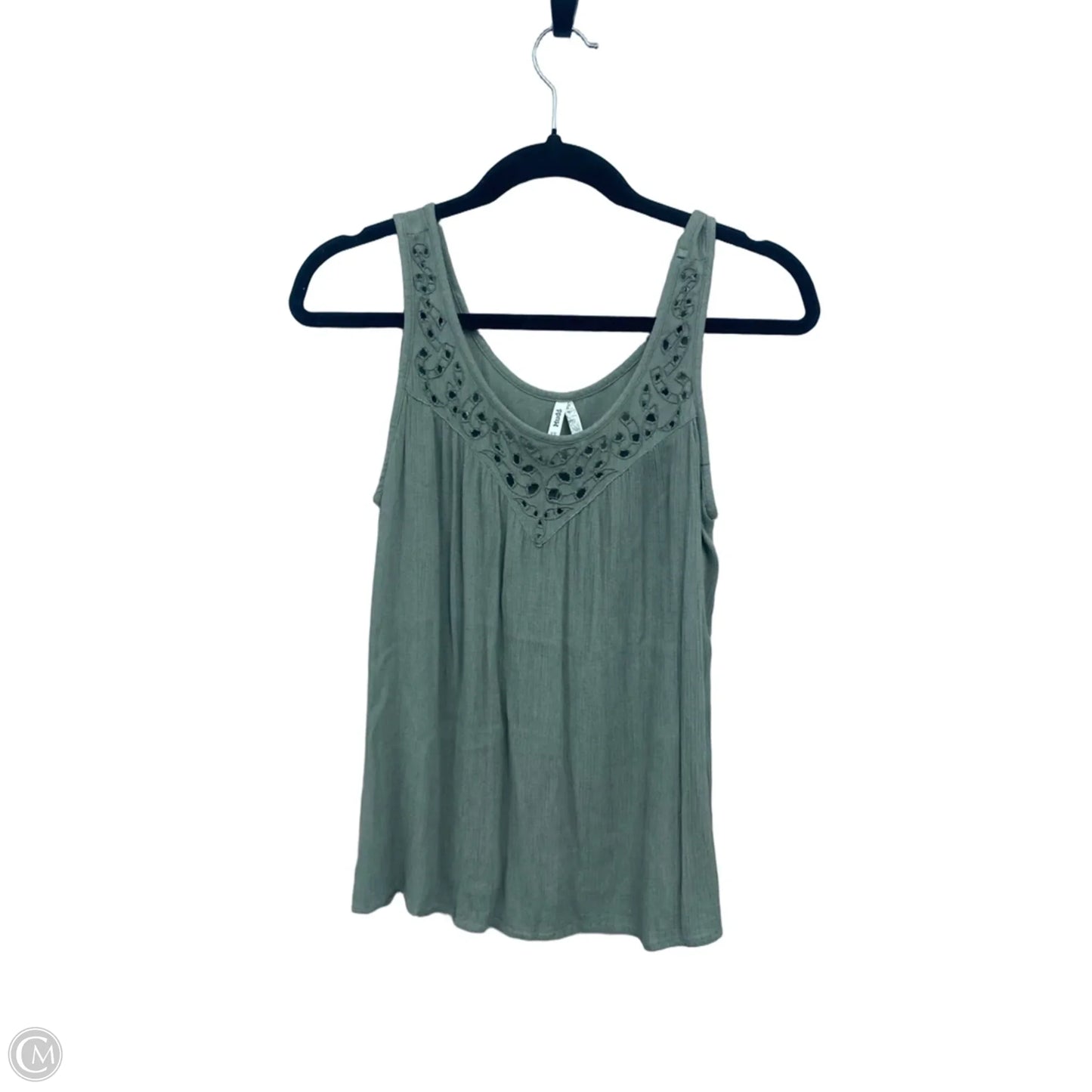 Top Sleeveless By Mudd In Green, Size: Xs