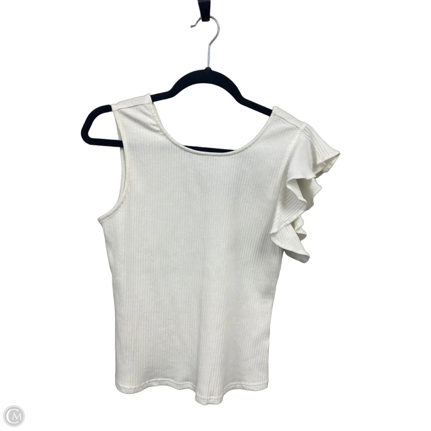 Top Sleeveless By Sugar Lips In Cream, Size: L