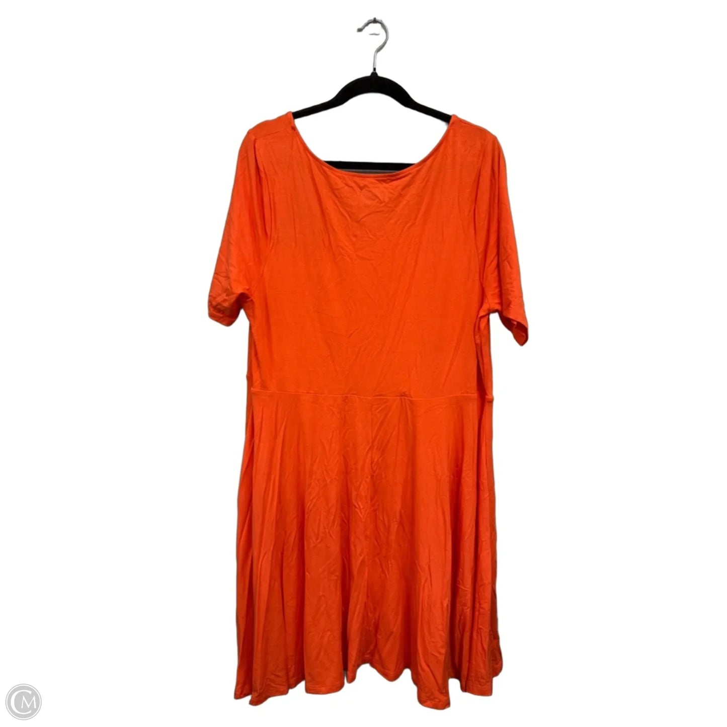 Dress Casual Short By Ava & Viv In Orange, Size: 1x
