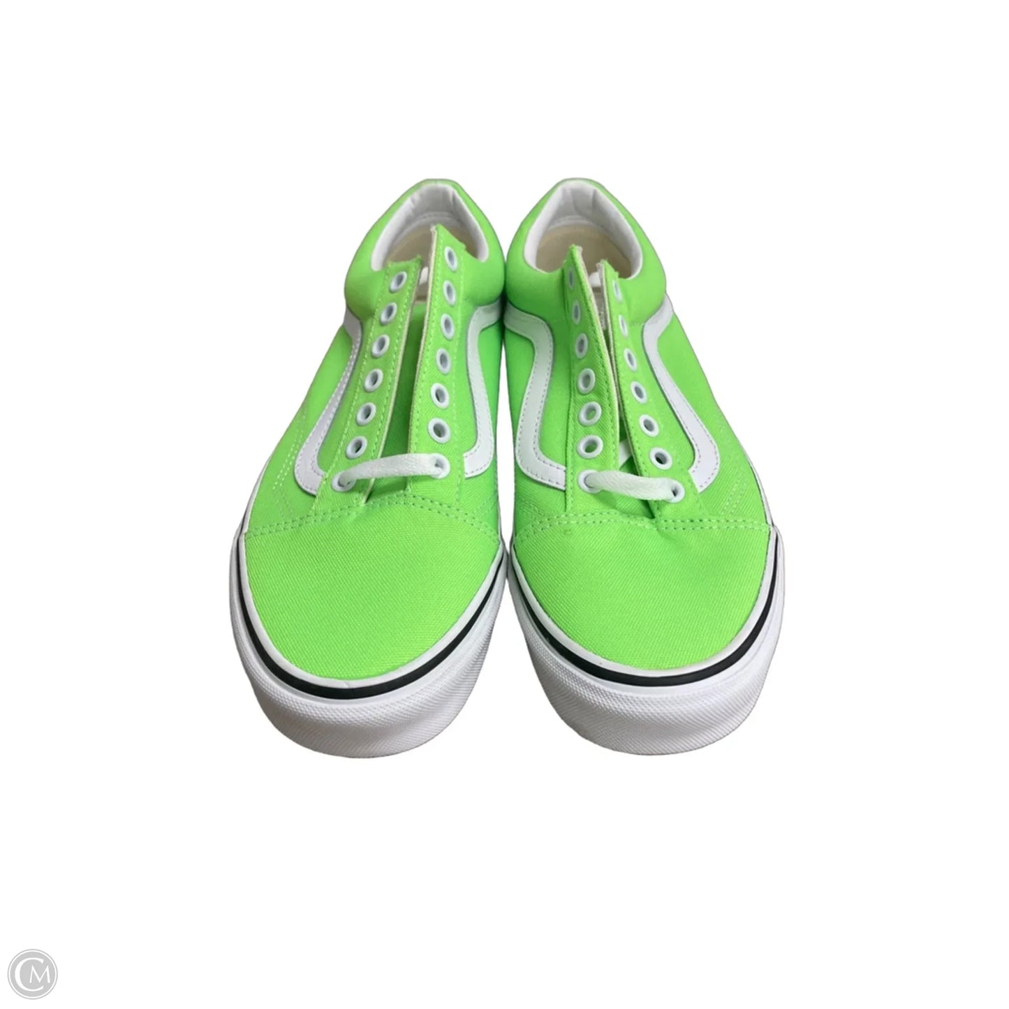 Shoes Athletic By Vans In Green, Size: 9.5