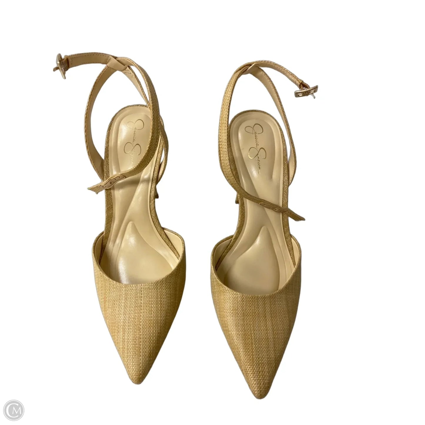Shoes Heels Stiletto By Jessica Simpson In Beige, Size: 7.5