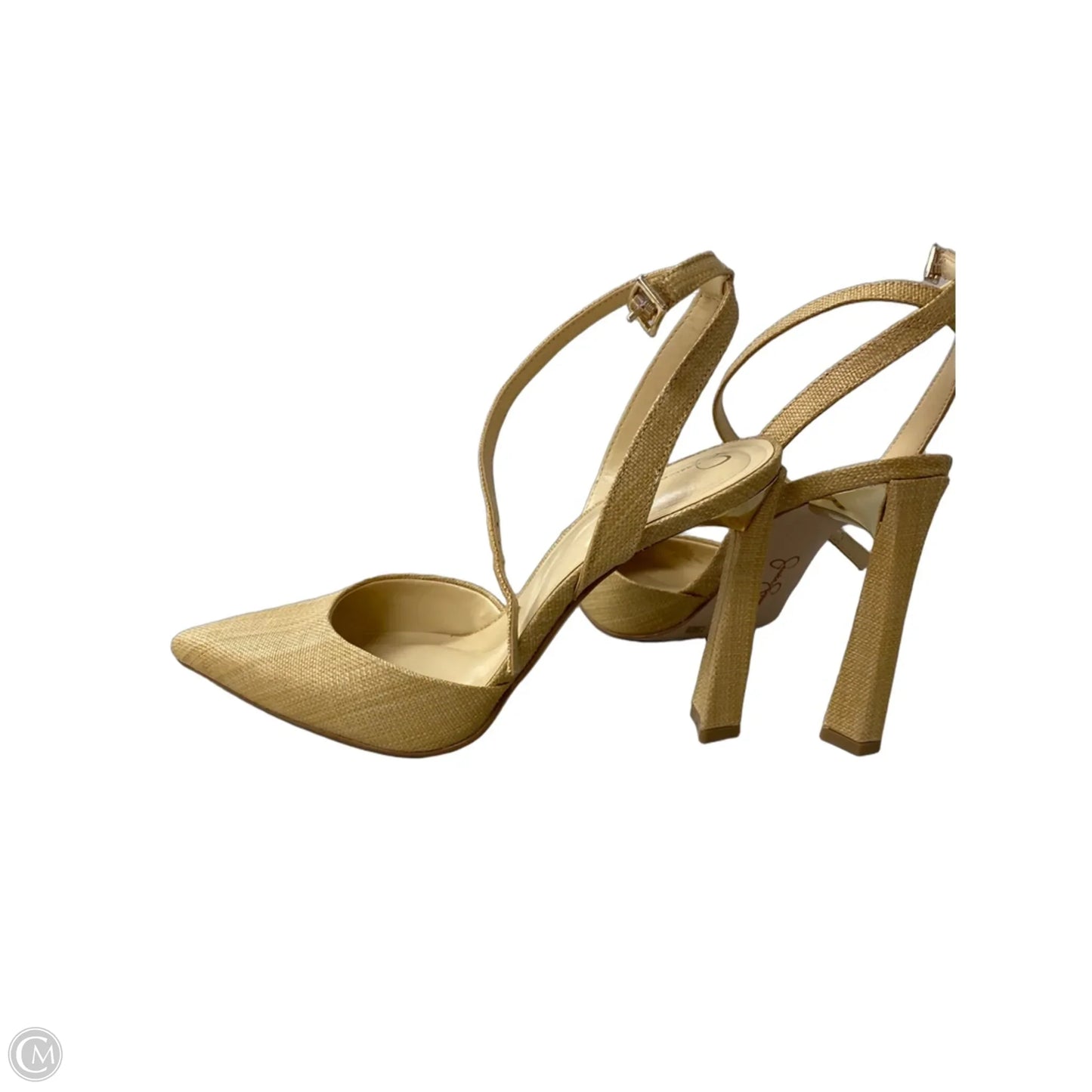 Shoes Heels Stiletto By Jessica Simpson In Beige, Size: 7.5