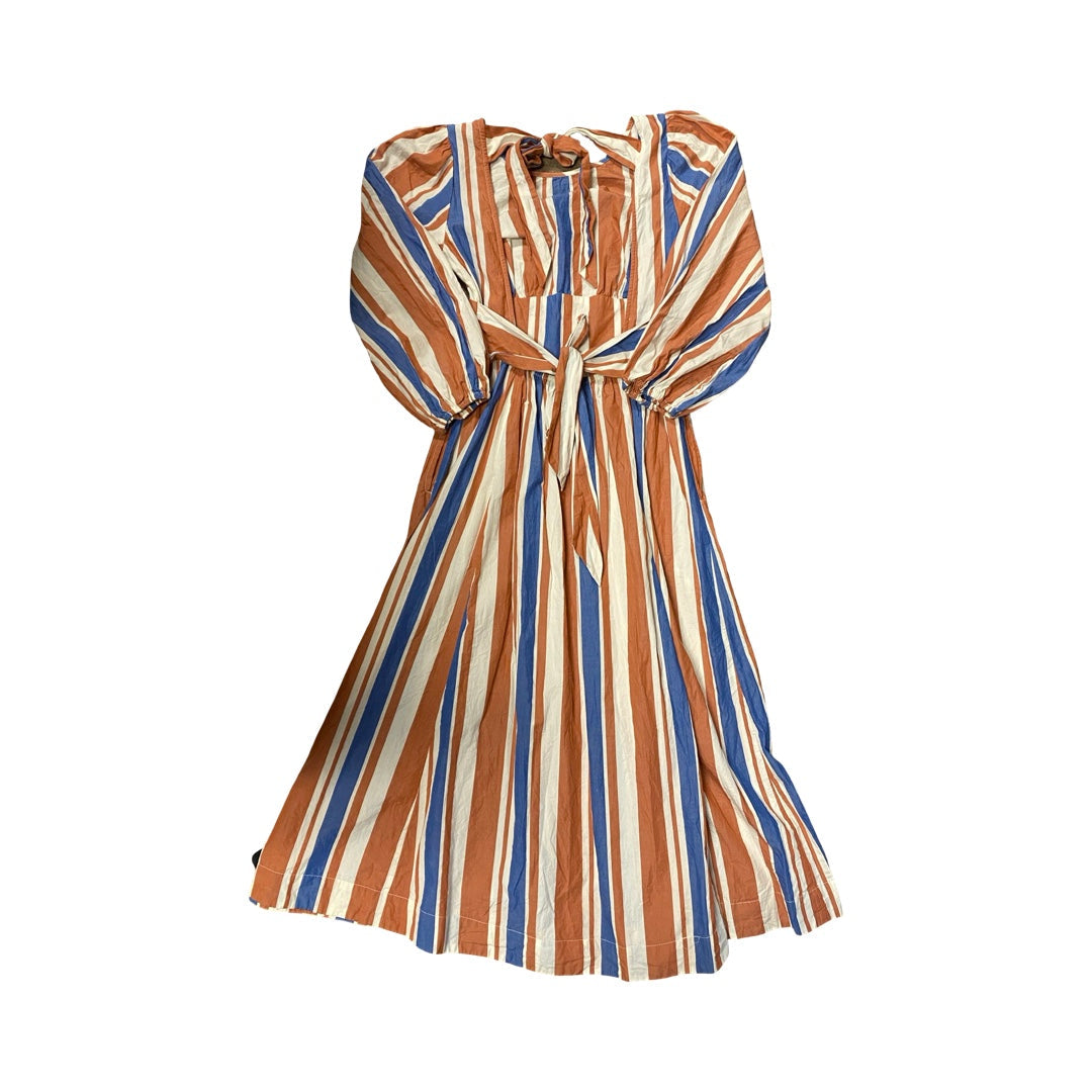 Dress Casual Maxi By Free People In Blue & Orange, Size:S