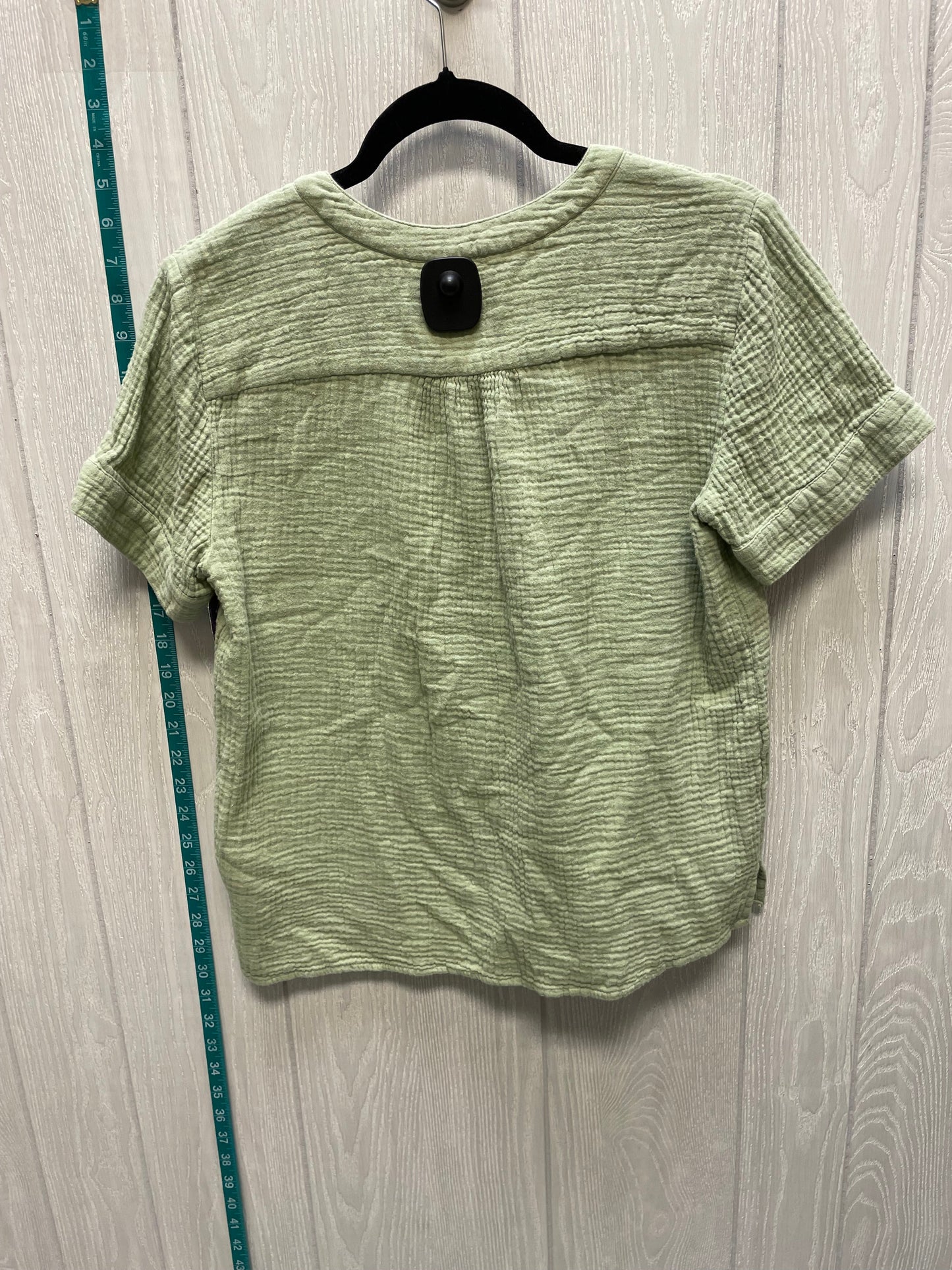 Green Top Short Sleeve J. Crew, Size S