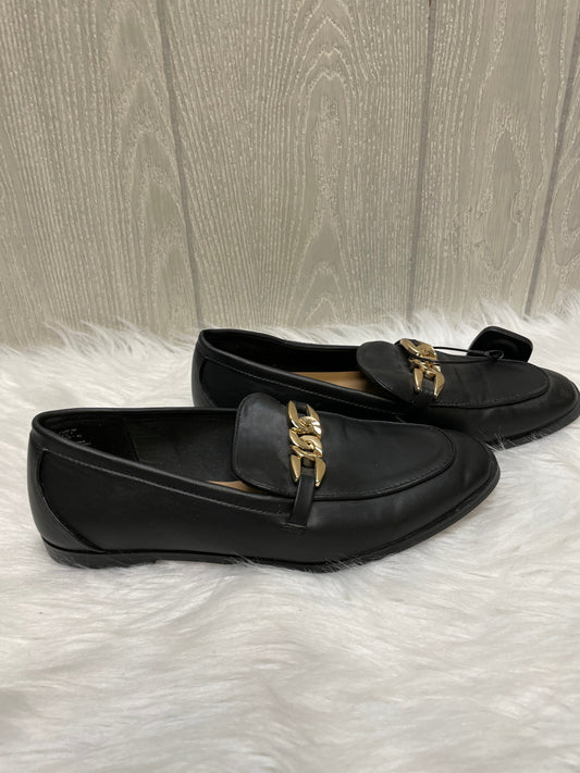 Black & Gold Shoes Heels Block H&m, Size 7.5