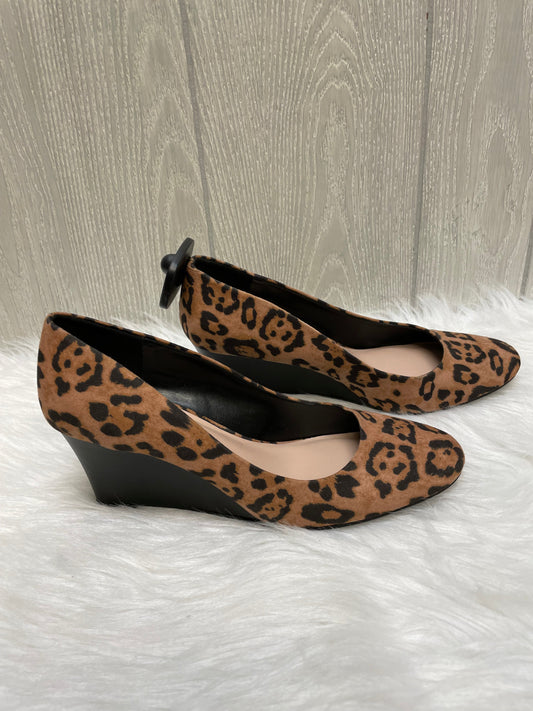 Animal Print Shoes Heels Block Kelly And Katie, Size 7.5