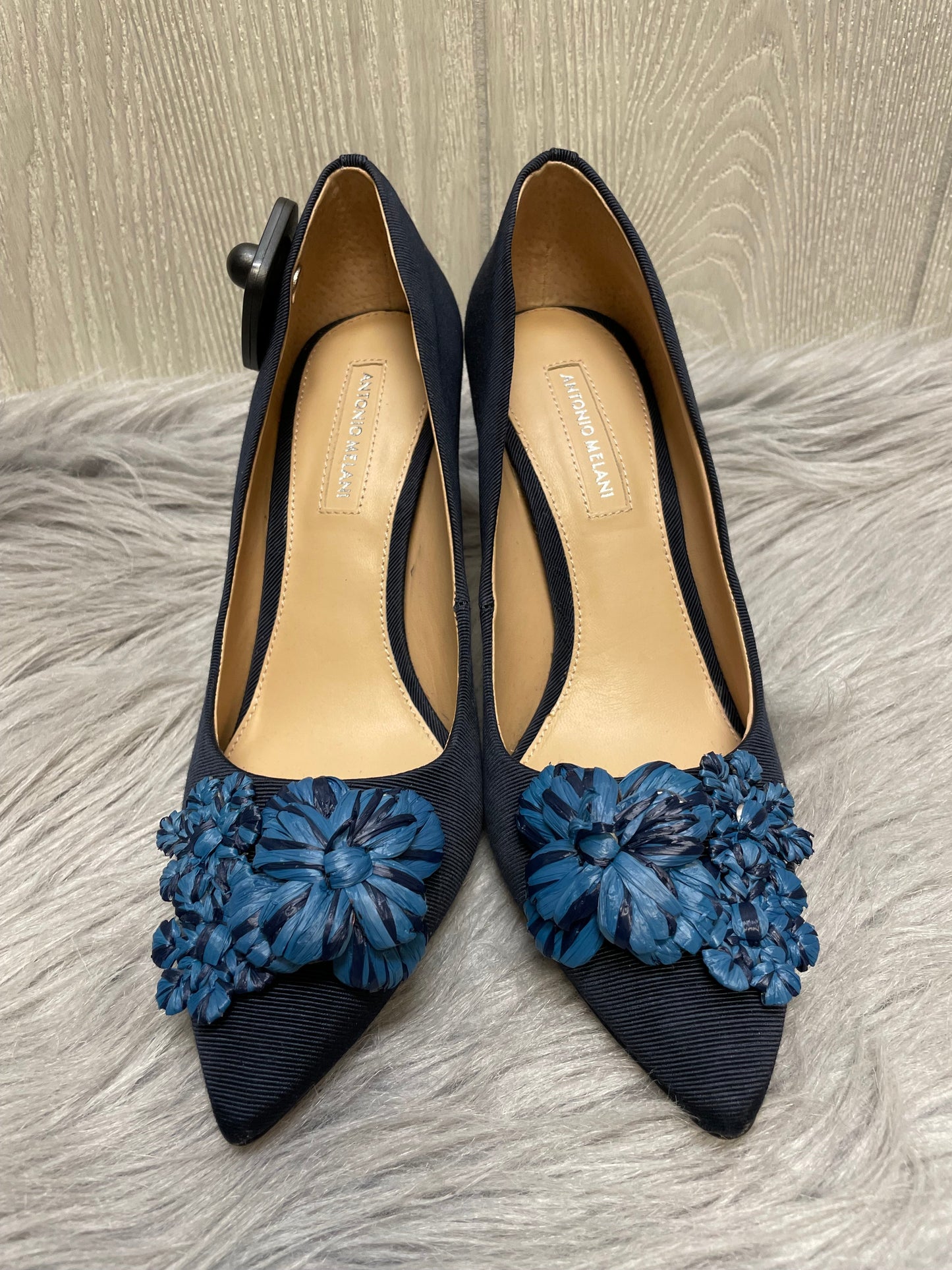 Shoes Heels Stiletto By Antonio Melani In Navy, Size: 6.5