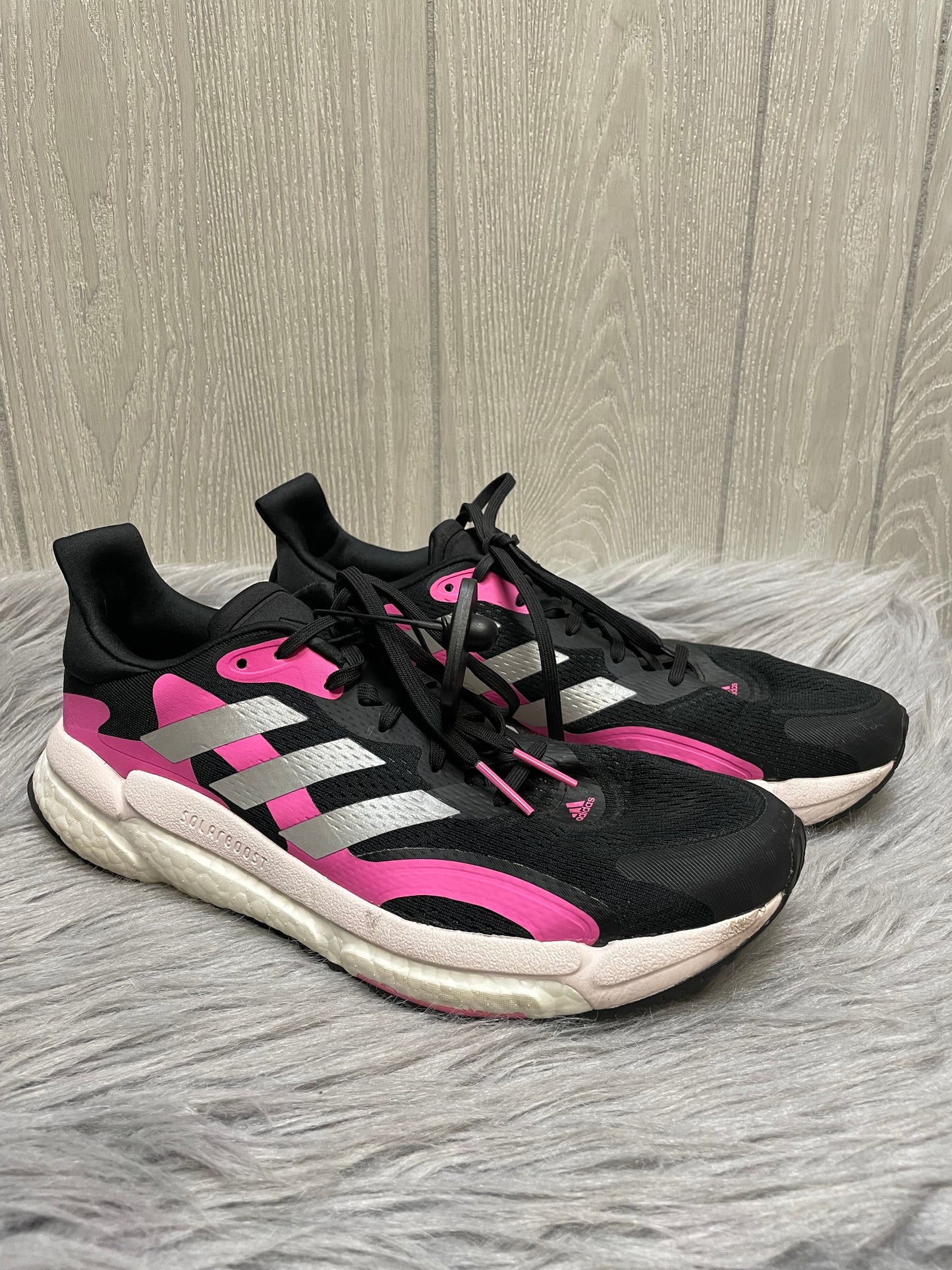 Shoes Athletic By Adidas In Black & Pink, Size: 11