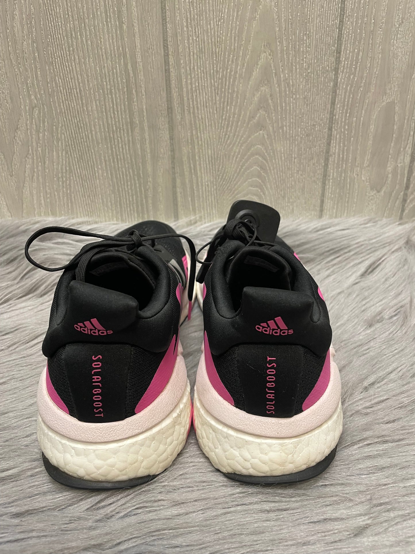 Shoes Athletic By Adidas In Black & Pink, Size: 11