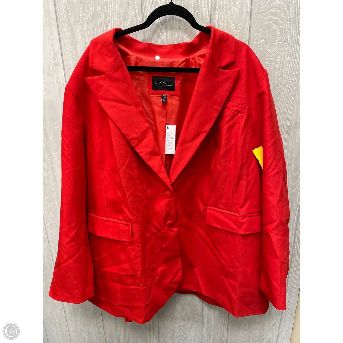 Blazer By Eloquii In Red, Size: 3x