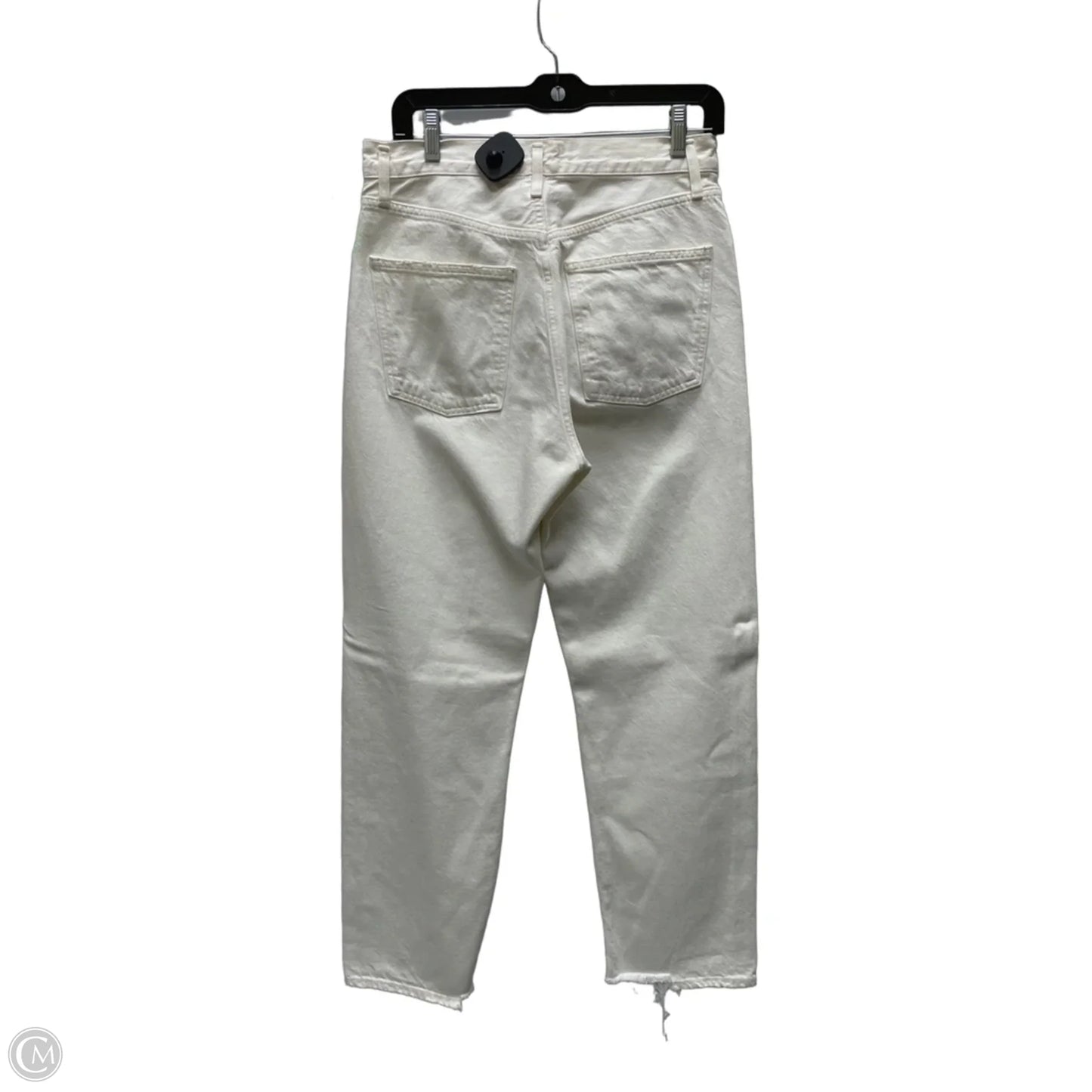 Jeans Cropped By Agolde In White, Size: 4
