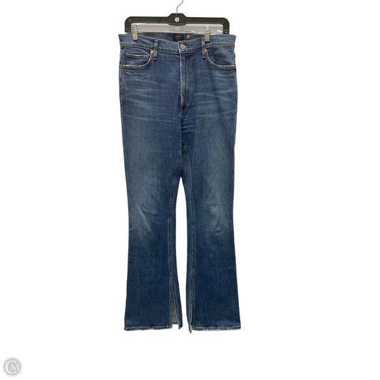 Jeans Flared By Citizens Of Humanity In Blue Denim, Size: 8