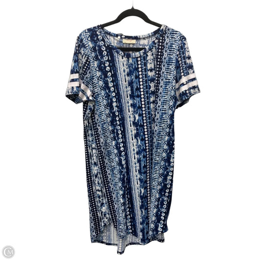 Dress Casual Short By Bobbie Brooks In Tie Dye Print, Size: 1x