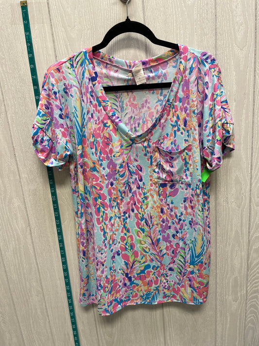 Multi-colored Top Short Sleeve Sew In Love, Size S