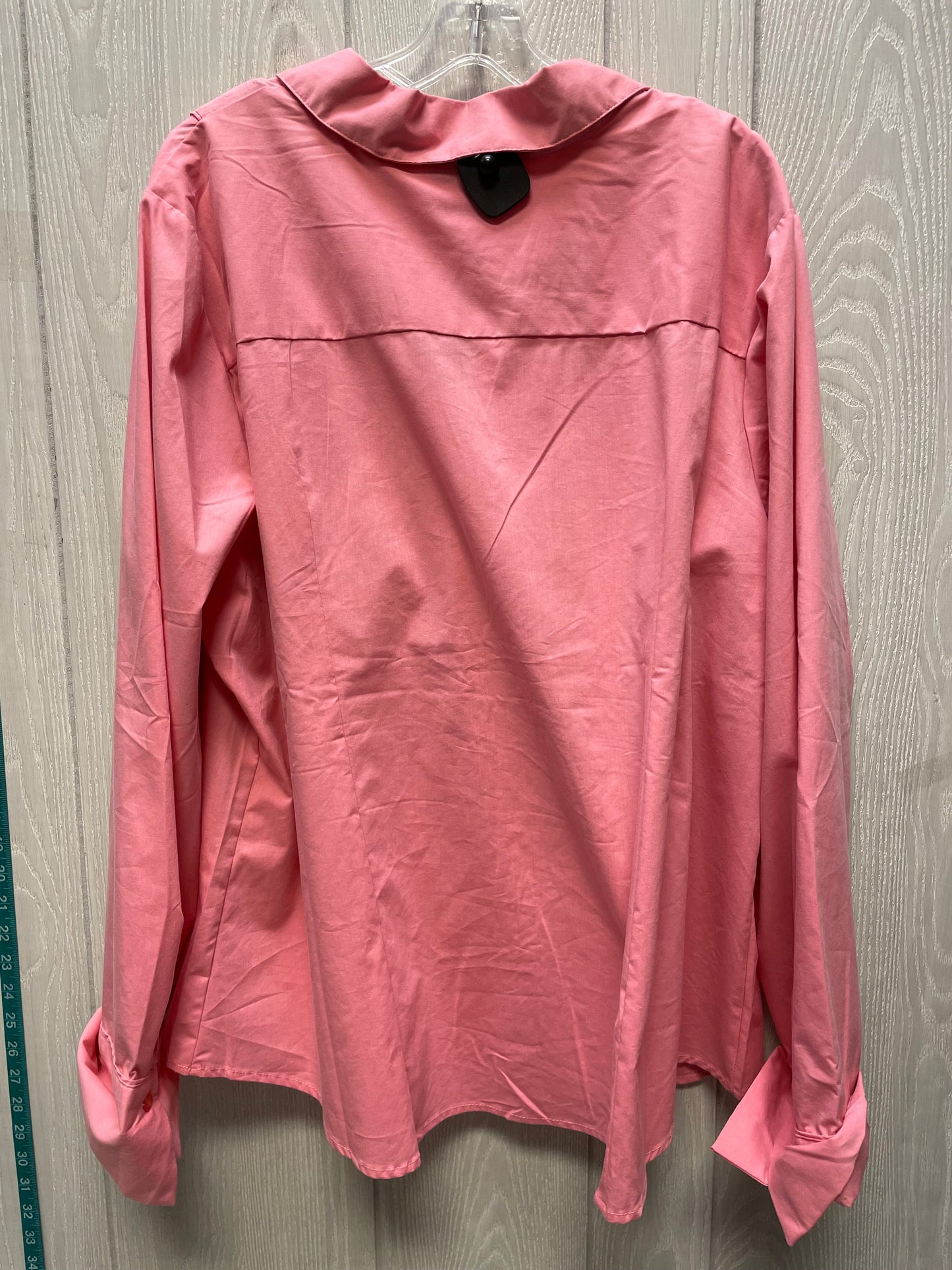 Top Long Sleeve By Ashley Stewart In Pink, Size: Medium