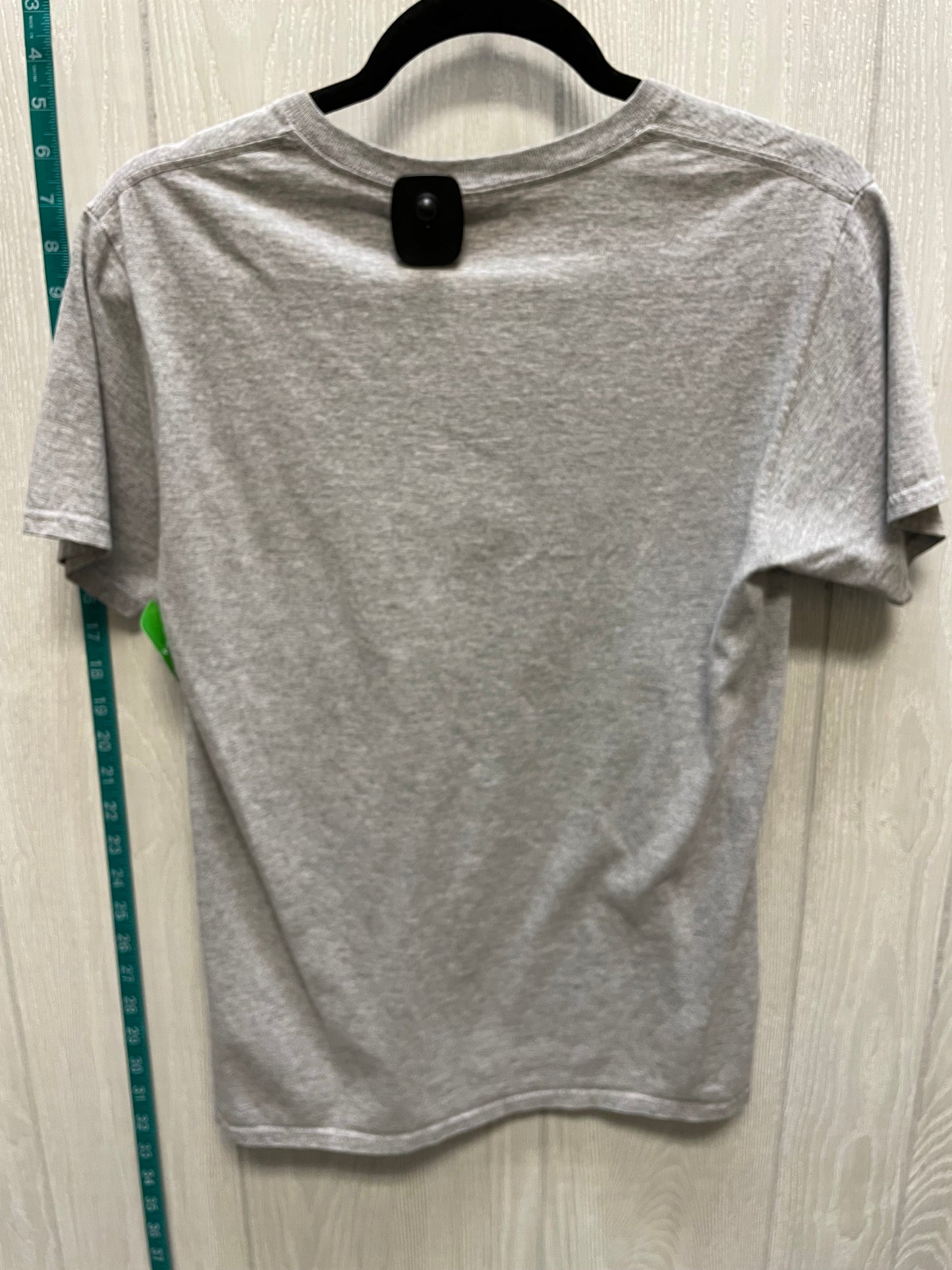 Grey Top Short Sleeve Clothes Mentor, Size S