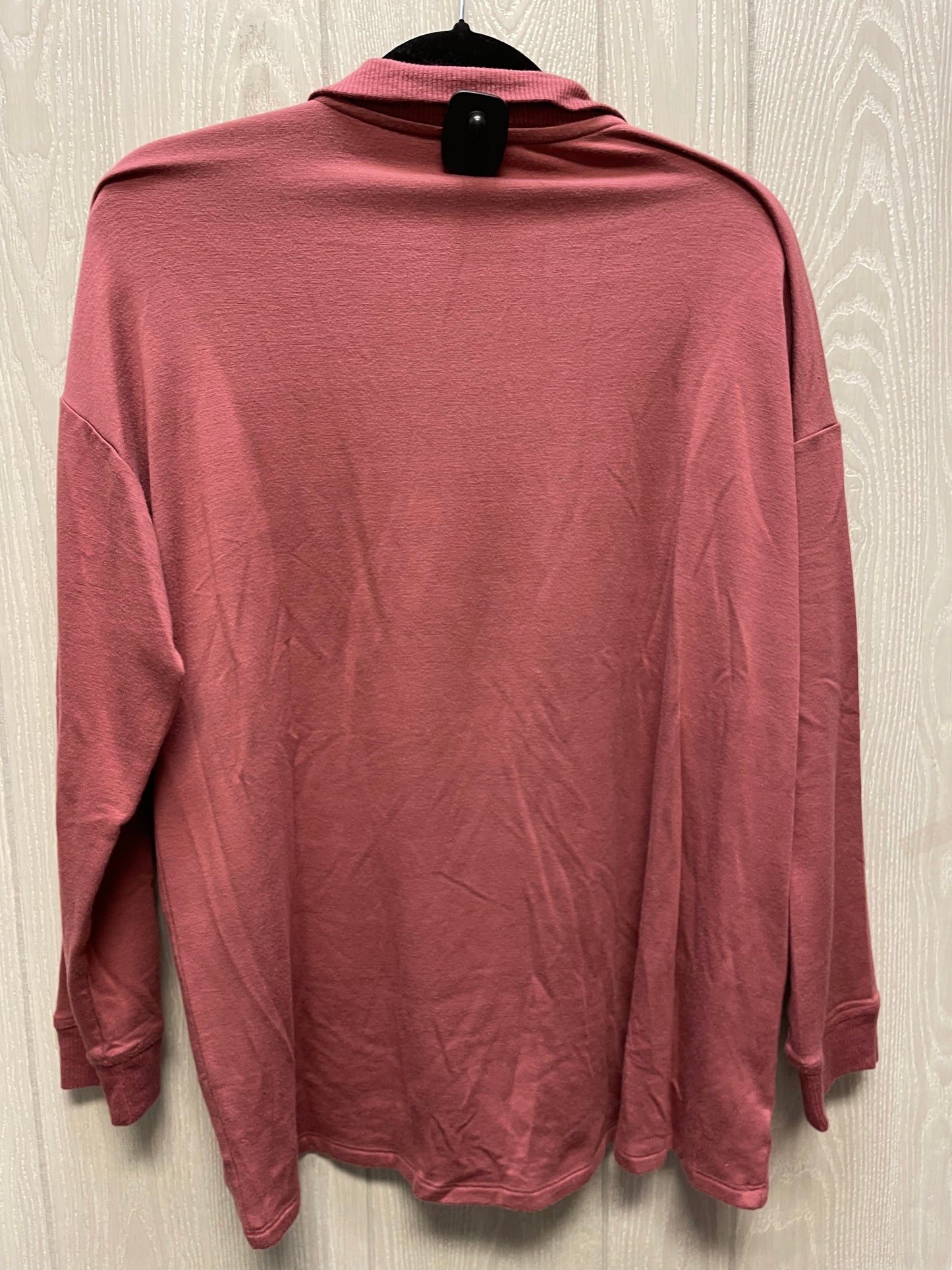 Top Long Sleeve By Loft In Pink, Size: L