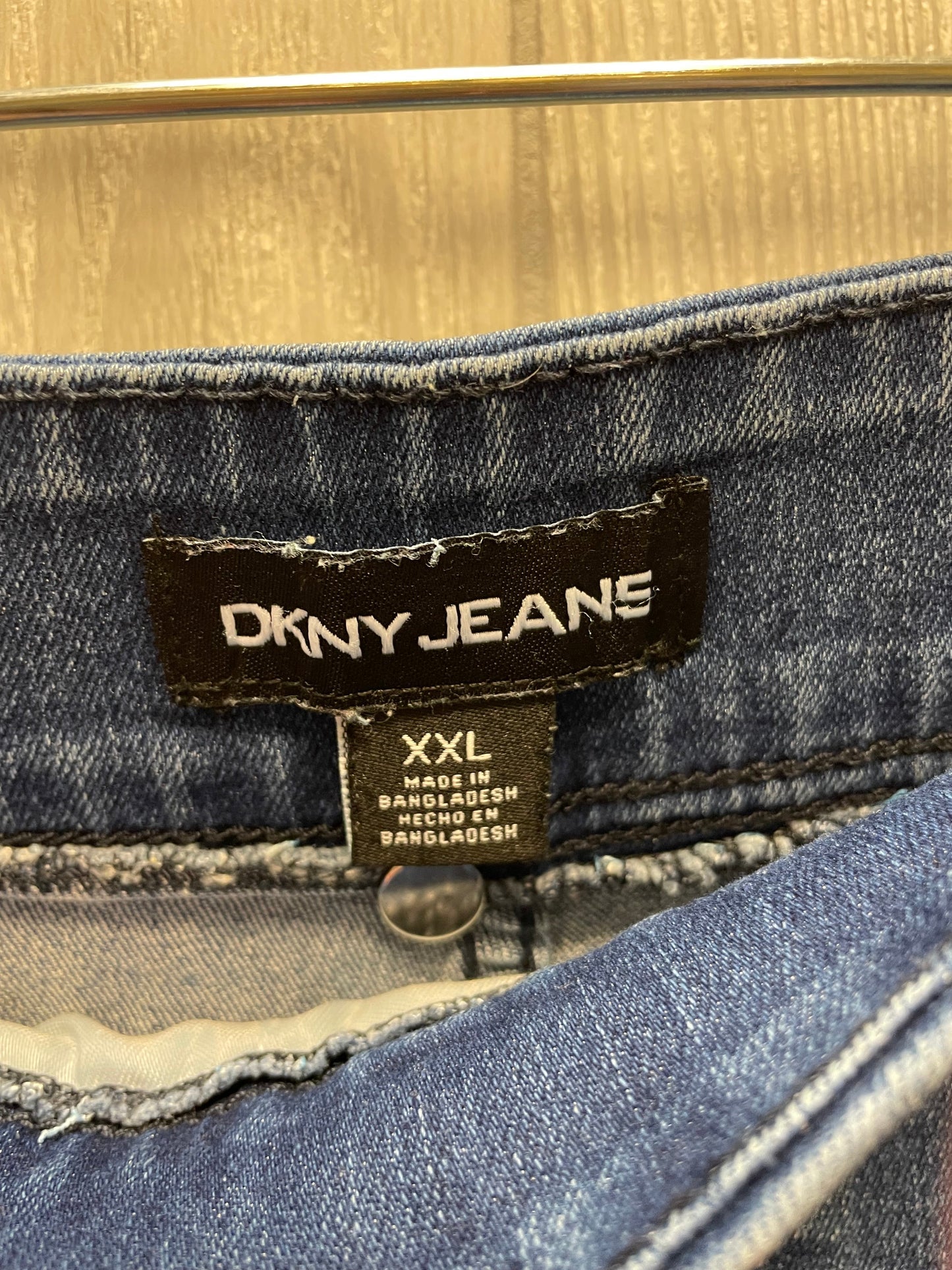 Blue Denim Shorts Dkny, Size 18